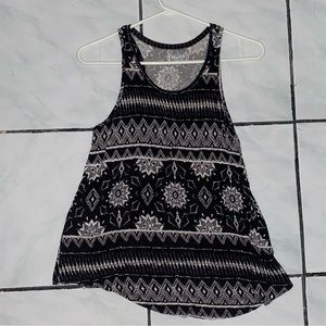 Mudd; Racerback Black and White Tank Top NWOT!!!